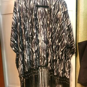 Jennifer Lopez black kimono size S/M